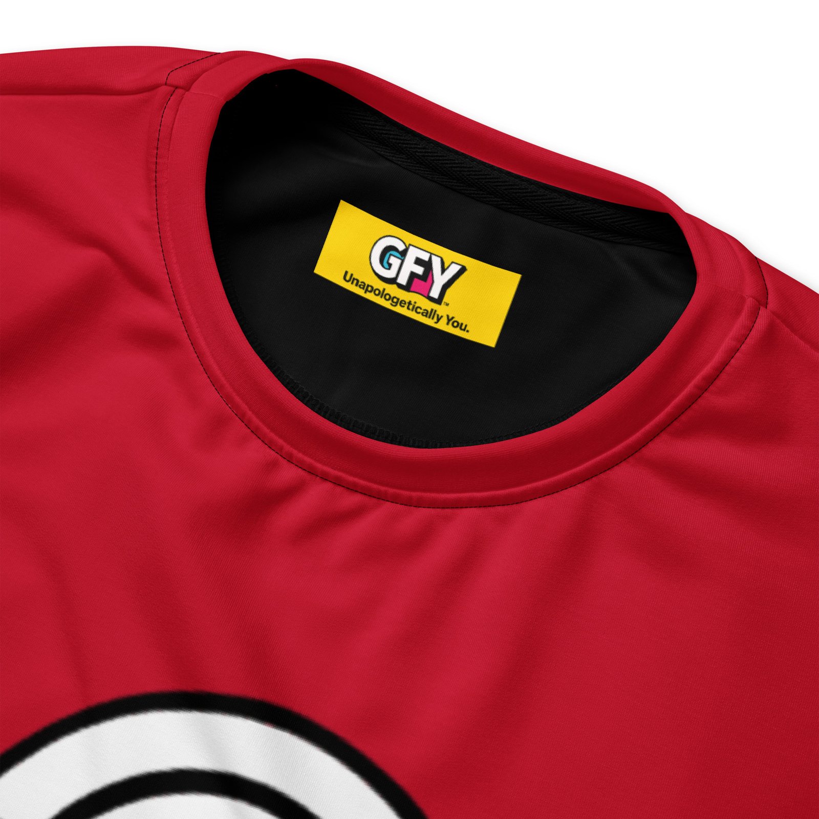 GFY Clothing: Design 02 – Unisex Sweatshirt – Black, Red & White - Image 6